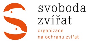 logótipo e nome da organização checa de proteção animal chamada Liberdade dos Animais (Svoboda zvířat). Nome da organização: Svoboda zvířat