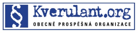logótipo e nome da organização checa de utilidade pública Kverulant.org, que se foca na defesa do interesse público.
